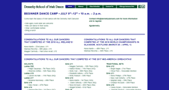 Desktop Screenshot of dennehydancers.com